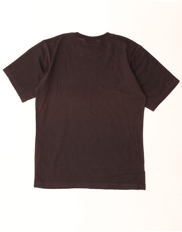 Adidas Mens Camiseta Top Pequeno Algodão Preto