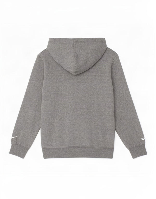 Jumper gráfico com capuz Nike Boys 6-7 anos grande algodão cinza