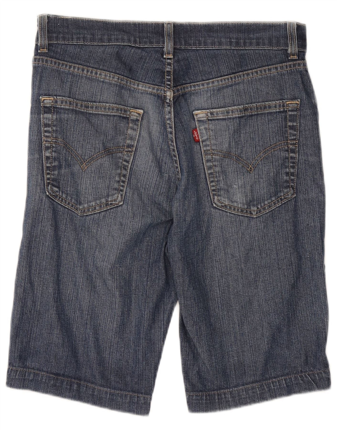 LEVI'S Shorts jeans masculino W31 algodão azul médio