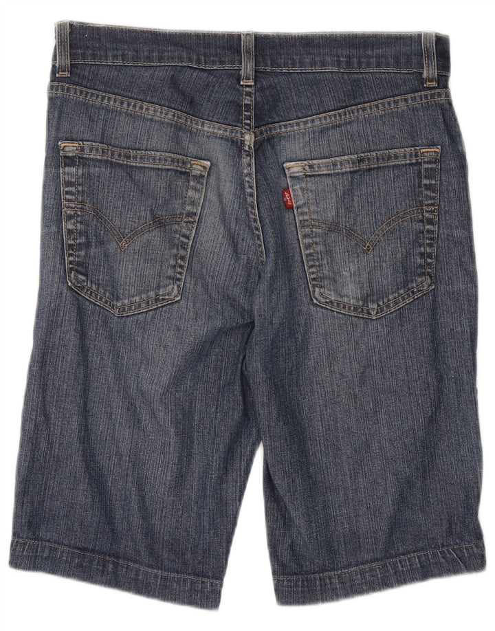 LEVI'S Shorts jeans masculino W31 algodão azul médio