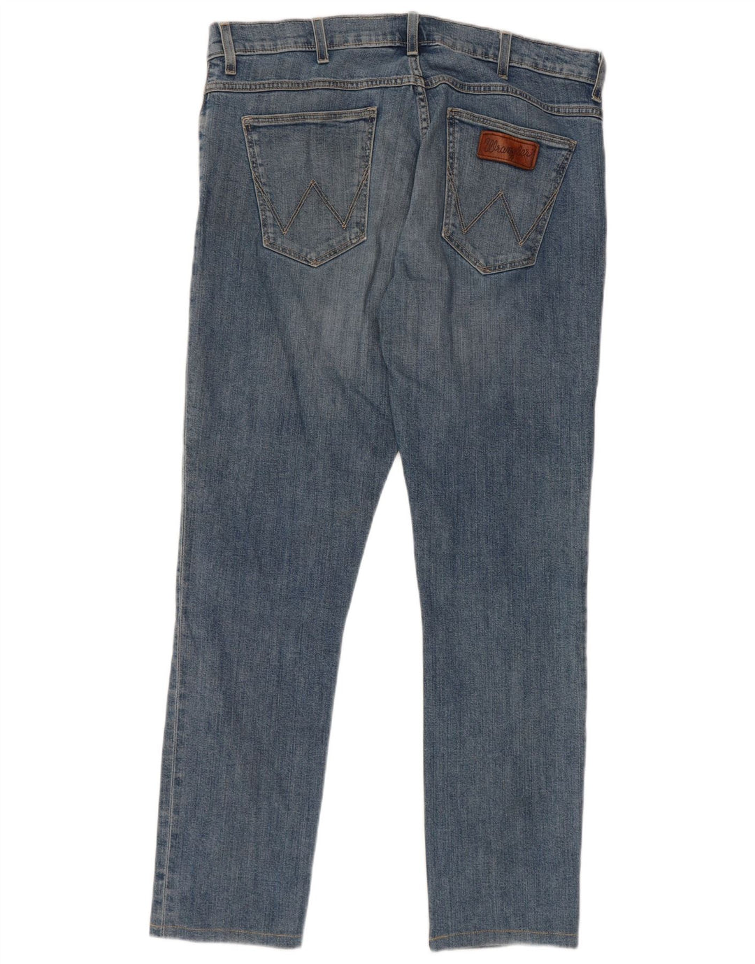 WRANGLER Masculino Larston Slim Jeans W36 L30 Azul Algodão