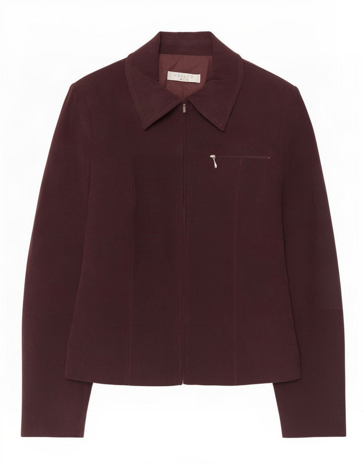 Jaqueta bomber feminina Conbipel IT 44 poliéster roxo médio