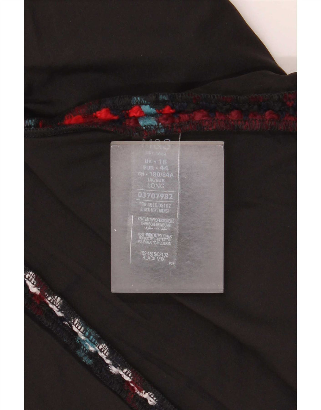 Minissaia feminina Marks & Spencer Reino Unido 16 grande W34 xadrez multicolorido