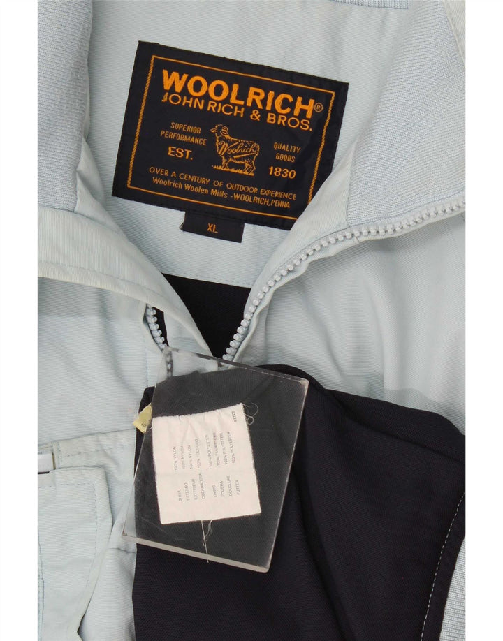 Jaqueta bomber masculina Woolrich UK 42 XL azul nylon