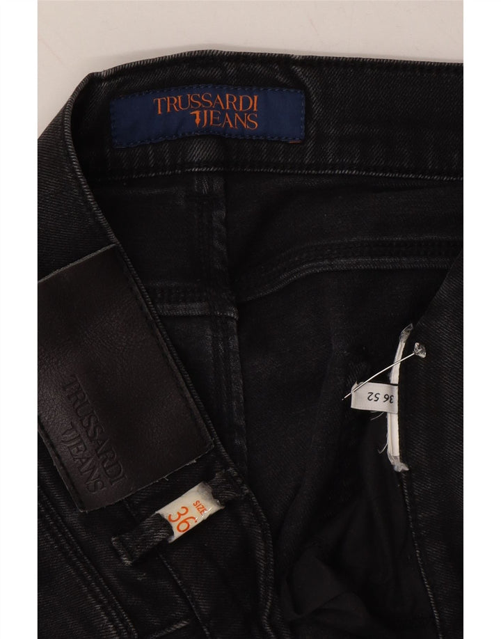 TRUSSARDI Mens Slim Jeans W36 L30 Black Vintage Trussardi and Second-Hand Trussardi from Messina Hembry 