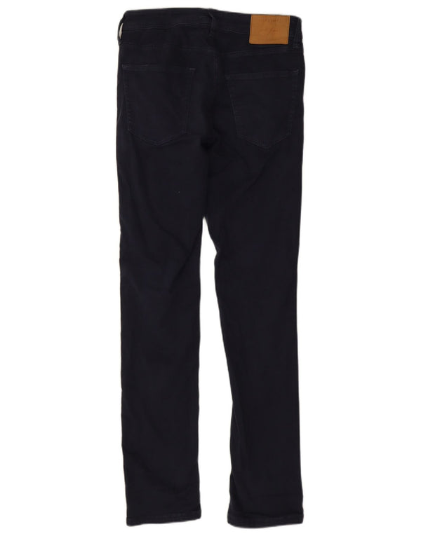 Jack & Jones Masculino GLENN Slim Jeans W30 L32 Azul Marinho Algodão