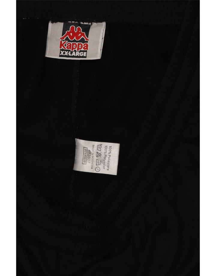 Calça de treino masculina Kappa 2XL poliéster preto