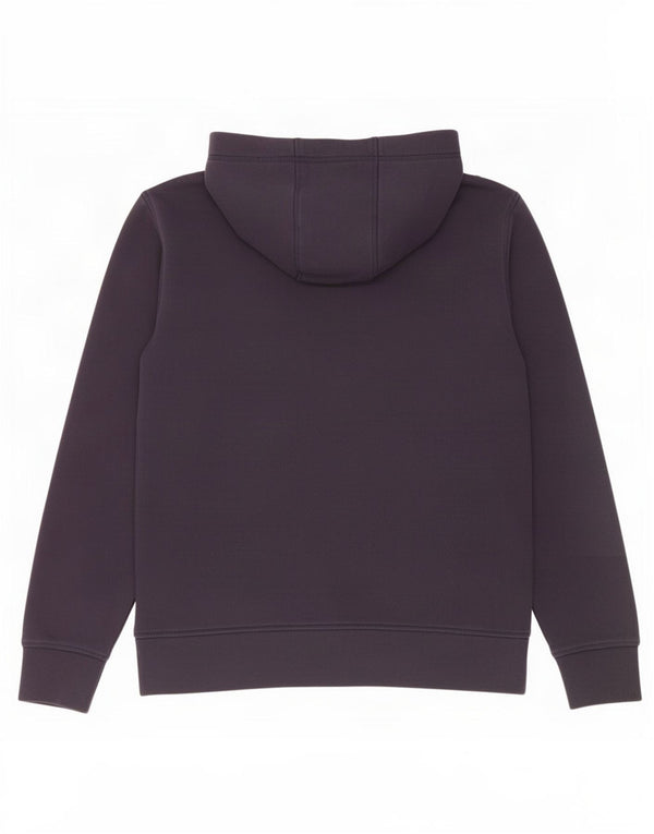 Suéter com capuz gráfico feminino Tommy Hilfiger Reino Unido 14 algodão azul marinho médio