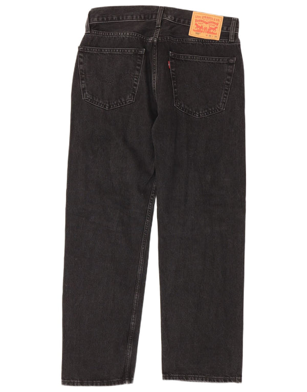 Levi's Masculino 555 Straight Jeans W32 L30 Algodão Preto