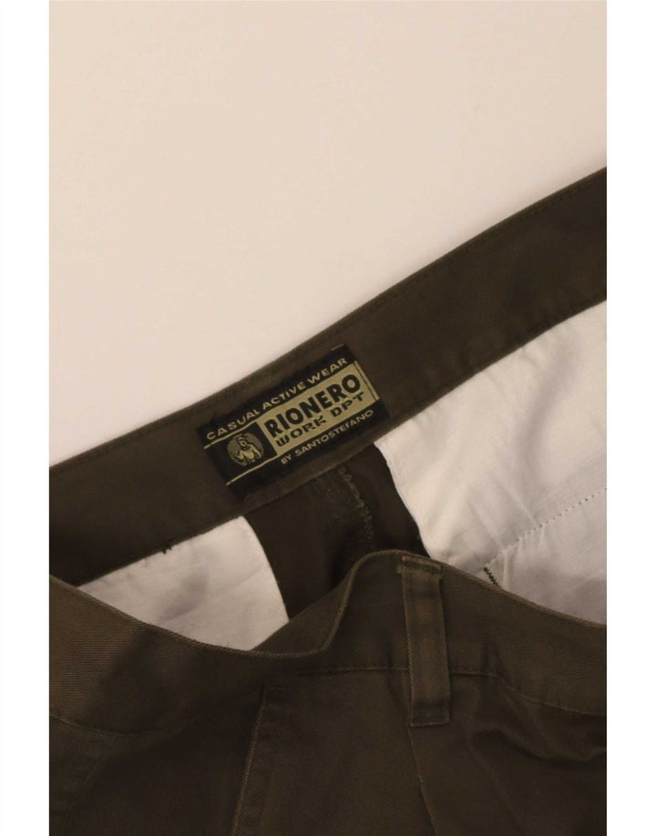 Rionero Masculino By Santostefano Cargo Shorts W32 Verde Médio