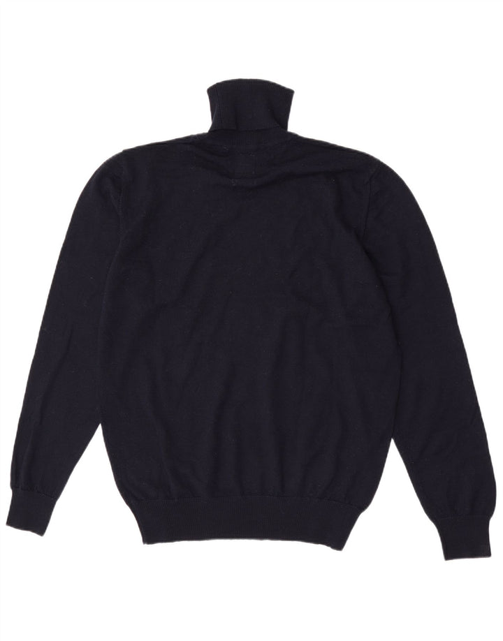 Suéter feminino Murphy & Nye com ajuste regular e gola redonda XL azul marinho