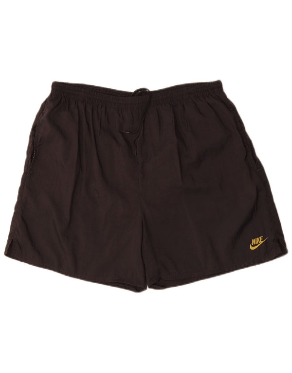 Shorts esportivos gráficos masculinos NIKE grandes cinza nylon