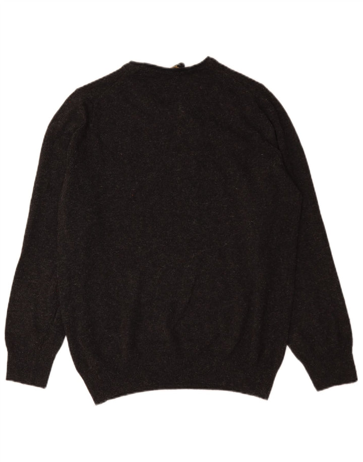 Suéter feminino Refrigiwear com gola redonda UK 14 cinza médio