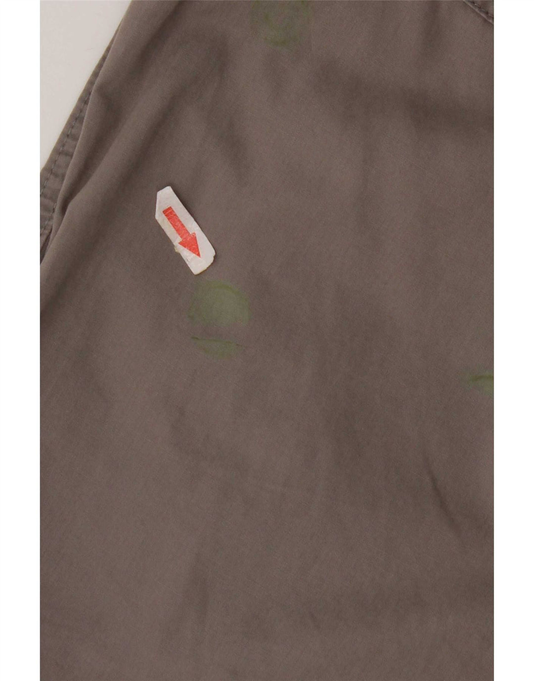Shorts Chino Feminino Eddie Bauer US 12 Grande W34 Algodão Cinza
