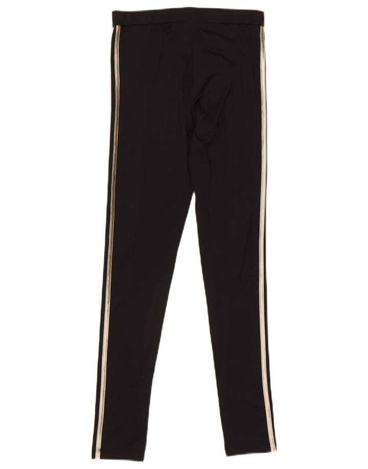 Leggings Adidas Femininas UK 8 Pequenas Poliéster Preto