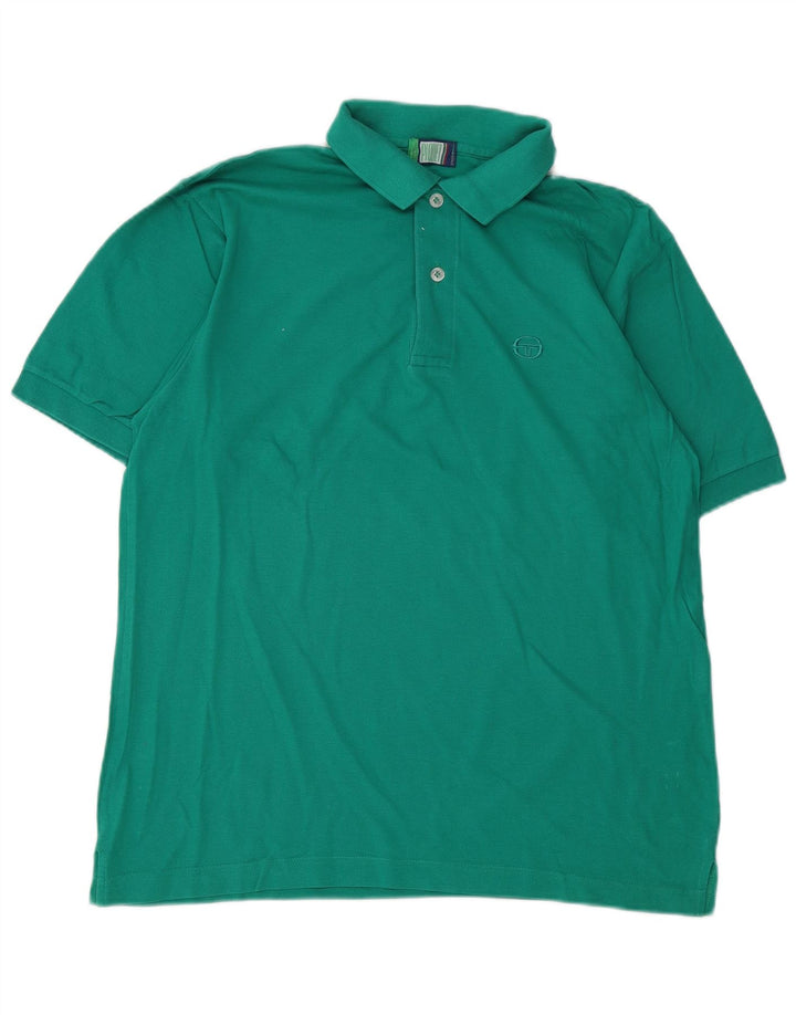 Camisa polo masculina Sergio Tacchini verde médio