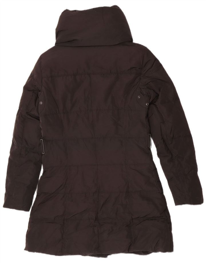 Casaco acolchoado feminino Zara UK 14 poliéster preto médio