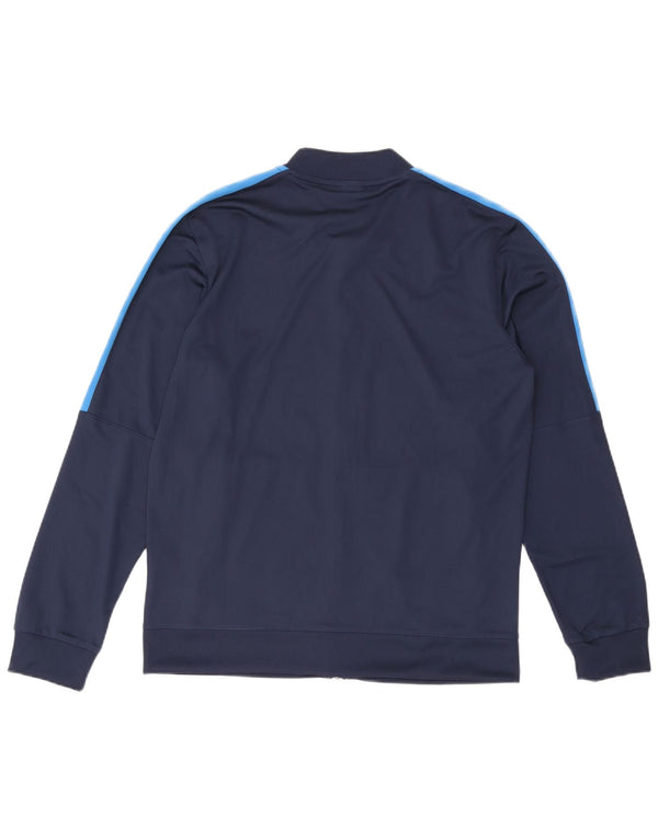 Jaqueta Nike Masculina Dri Fit Tracksuit Grande Bloco Colorido Azul Marinho