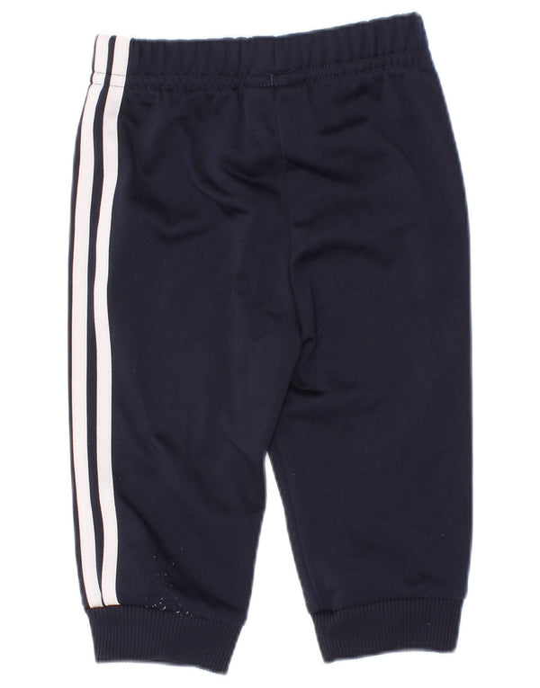 Calça de treino Adidas Baby Boys Joggers 3-6 meses azul marinho poliéster
