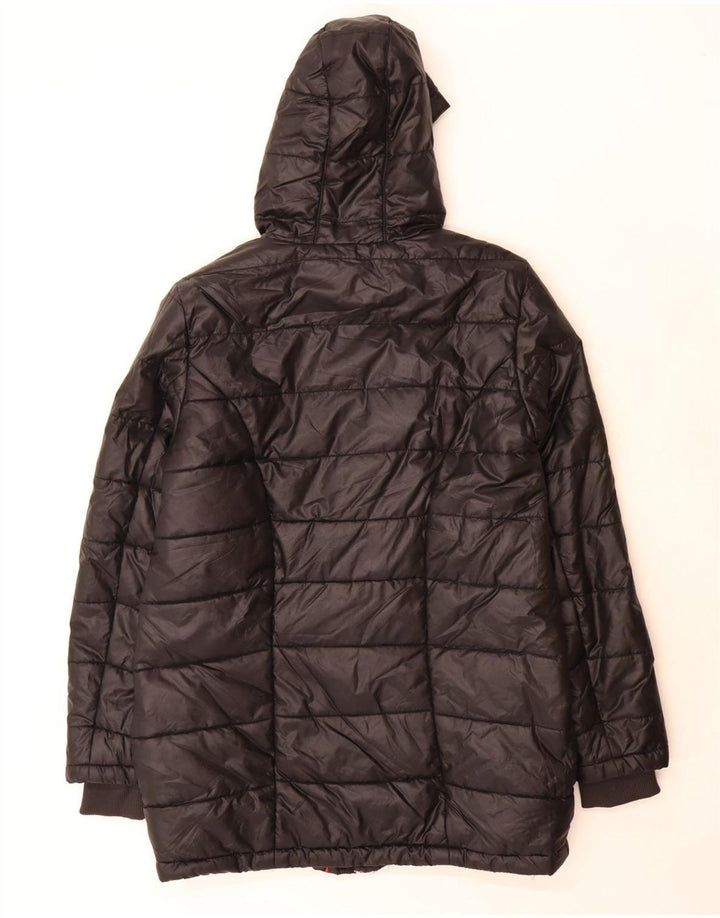 Casaco acolchoado com capuz feminino Puma UK 18 XL preto