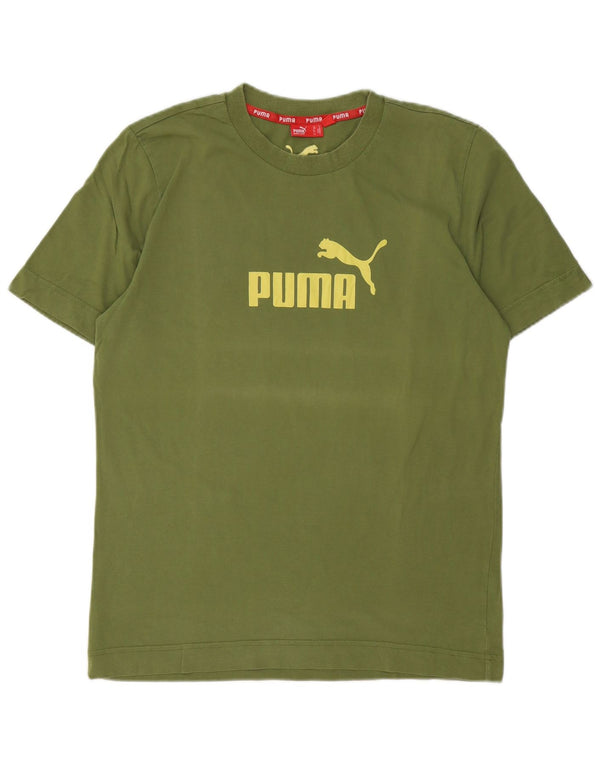 Puma Camiseta Masculina Graphic Top Verde Médio