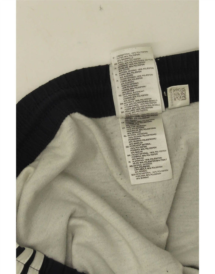 Shorts esportivos masculinos Adidas grande poliéster preto