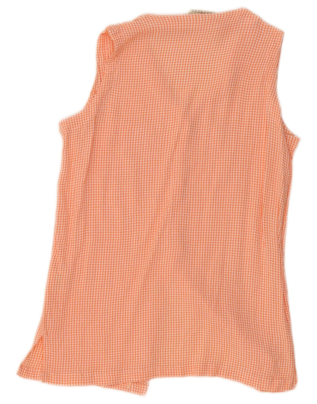 Blusa feminina de fim de semana Sara Glenzer IT 44 médio laranja guingão