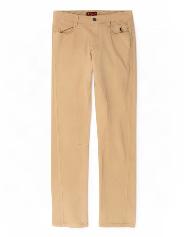 SIVIGLIA Mens Slim Casual Trousers W33 L34 Beige Cotton