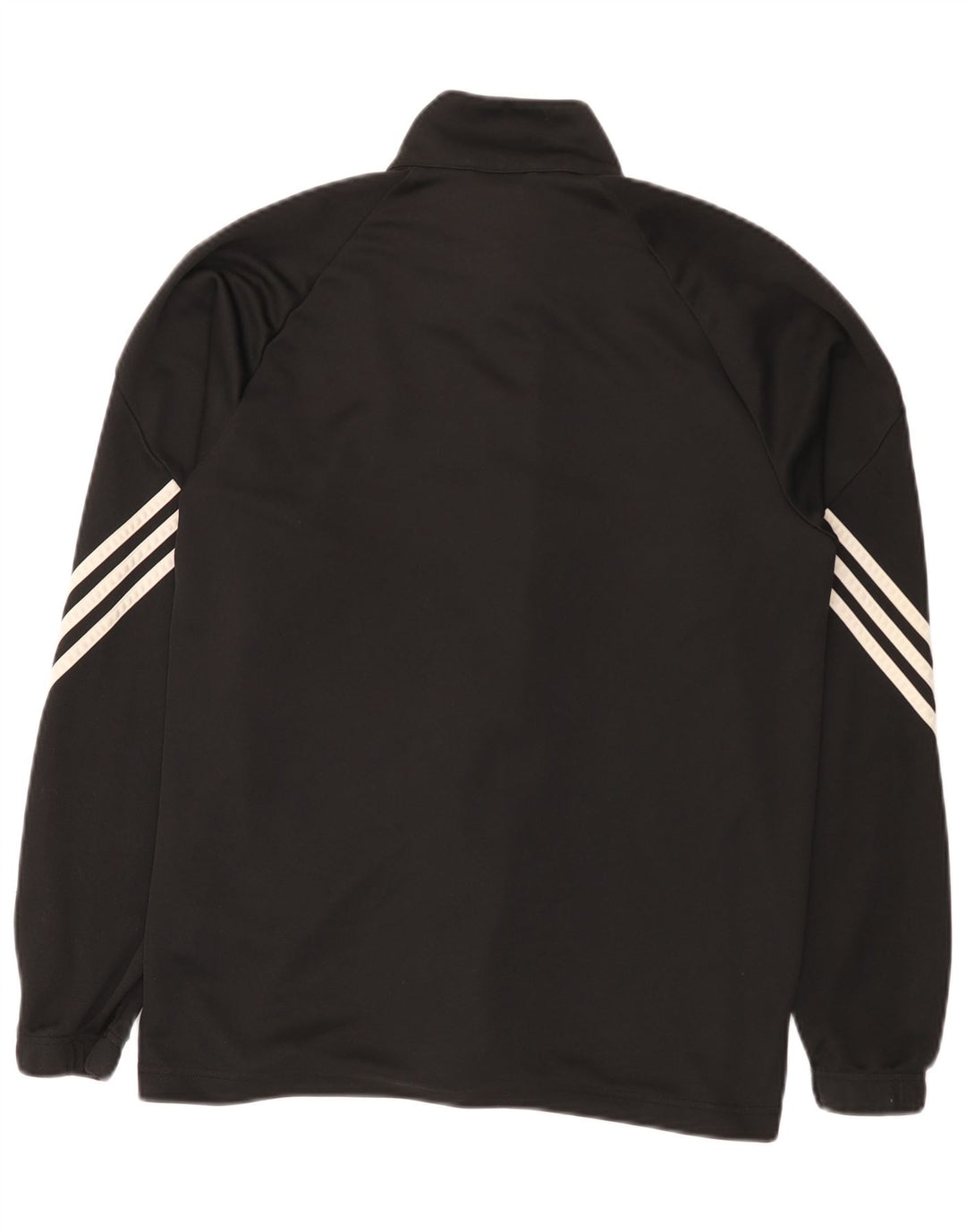Adidas Mens Climalite Tracksuit Top Jacket Médio Preto Poliéster