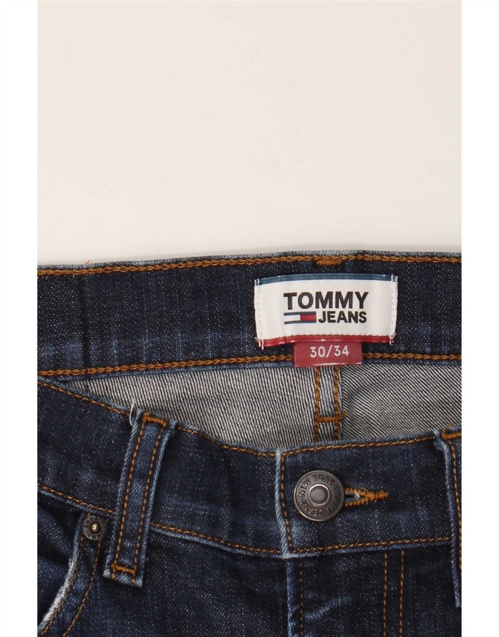 Jeans retos masculinos Tommy Hilfiger W30 L34 azul marinho