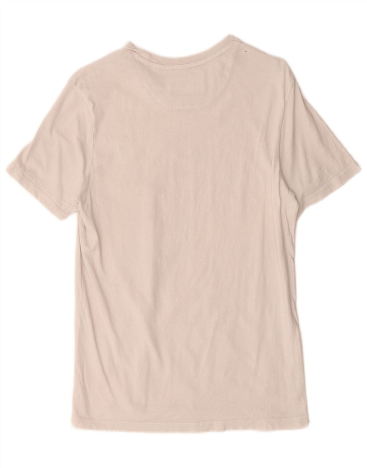 Camiseta masculina Lyle & Scott pequena de algodão branco