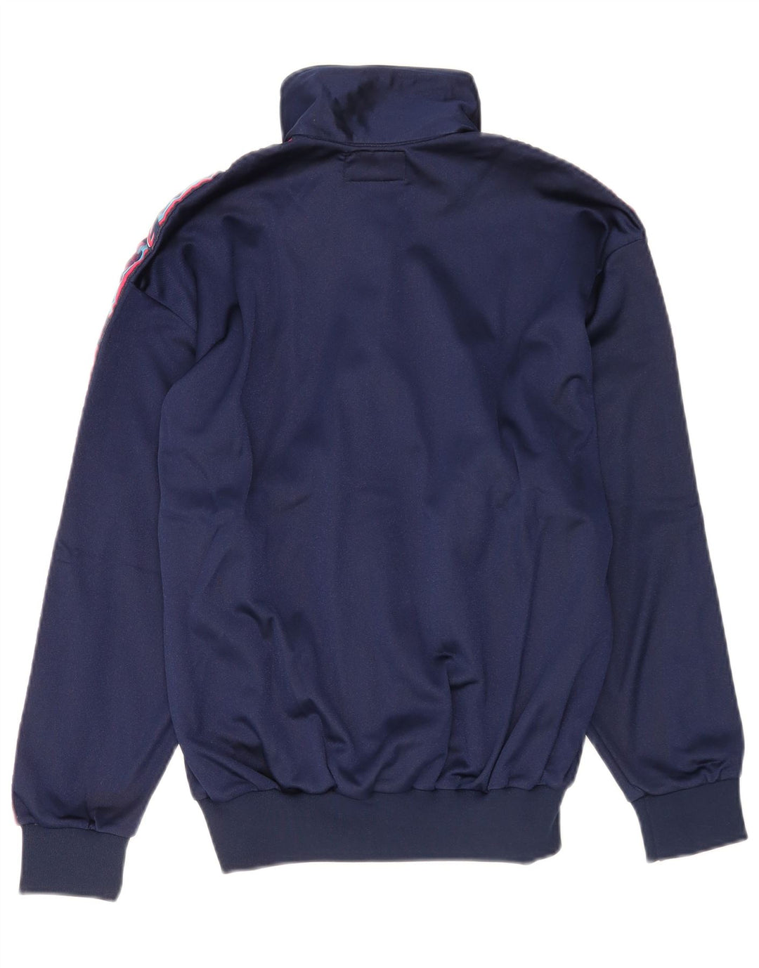 Asics Womens Graphic Tracksuit Top Jacket IT 42 Médio Azul Marinho Poliamida