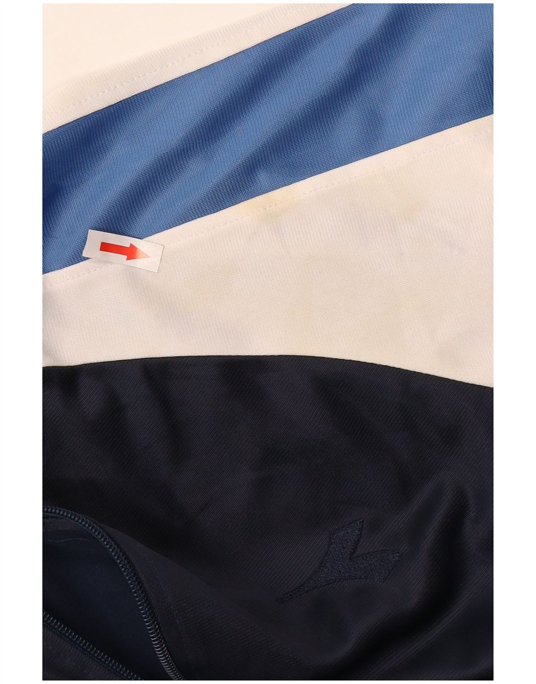 Diadora Mens Tracksuit Top Jacket Grande Azul Marinho Colourblock Poliéster