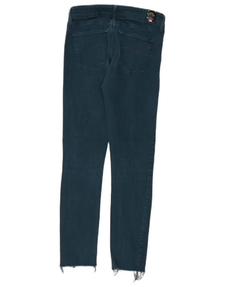 Replay Jeans Feminino Luz Slim W25 L27 Azul Algodão