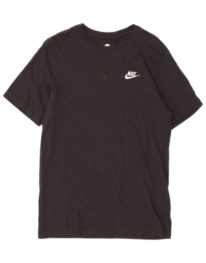 Camiseta masculina Nike Top pequeno algodão preto