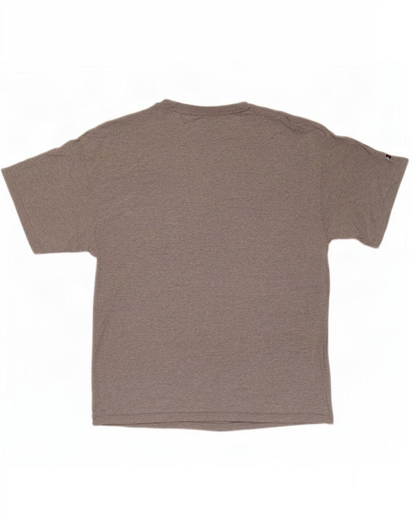 Camiseta masculina Champion Georgetown com estampa gráfica XL algodão cinza