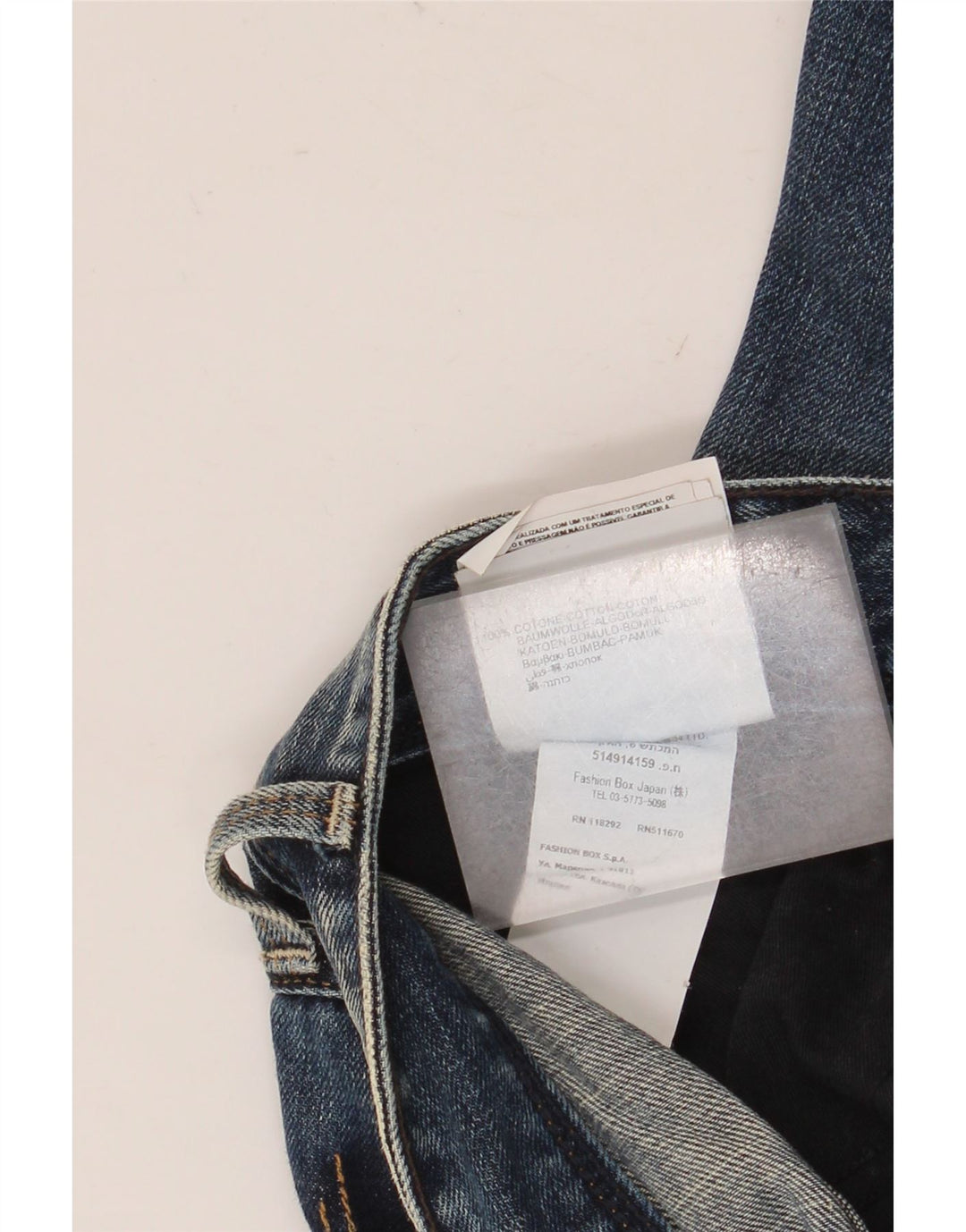 Replay Calça Jeans Feminina Distressed Slim W29 L32 Azul Marinho Algodão