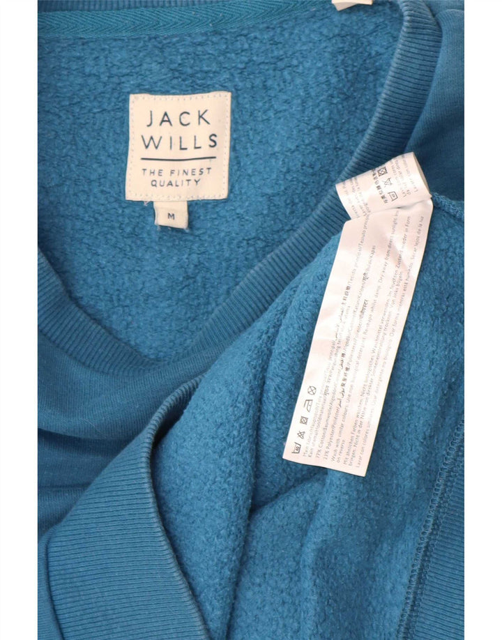 Jack Wills moletom masculino jumper médio azul algodão
