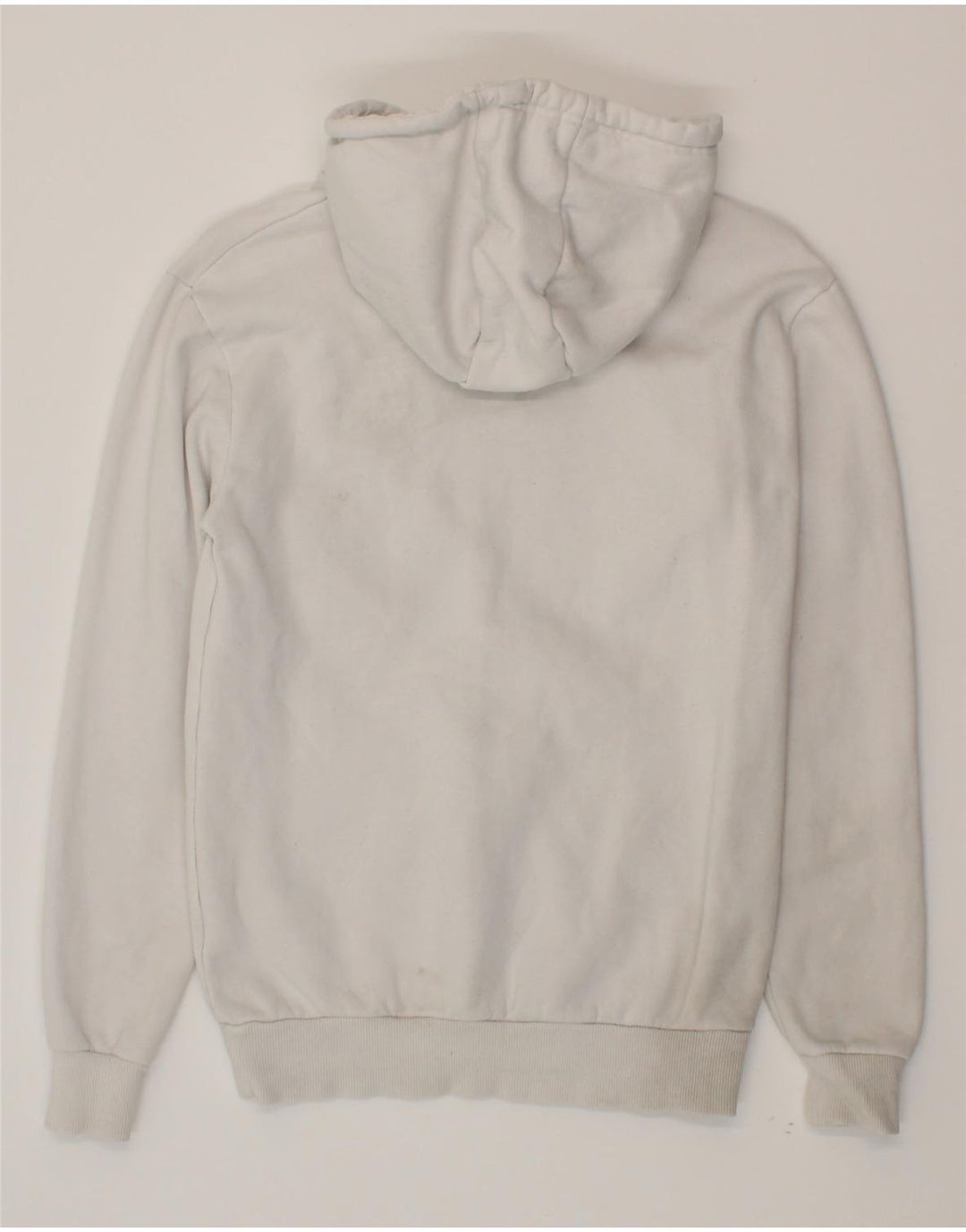 ELLESSE Womens Hoodie Jumper UK 6 XS White Cotton Vintage Ellesse and Second-Hand Ellesse from Messina Hembry 