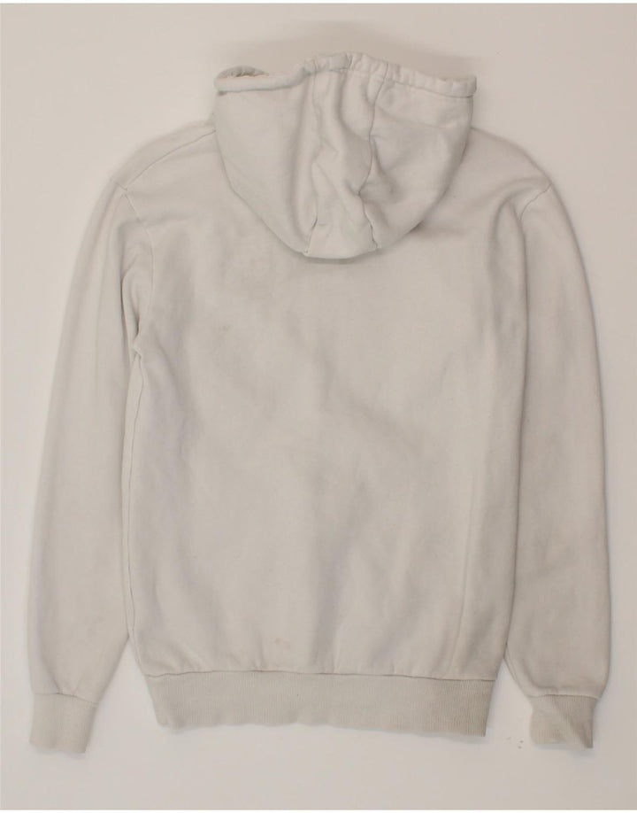 ELLESSE Womens Hoodie Jumper UK 6 XS White Cotton Vintage Ellesse and Second-Hand Ellesse from Messina Hembry 