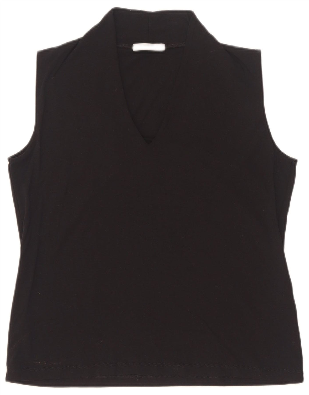 Colete feminino Marks & Spencer UK 16 grande viscose preta
