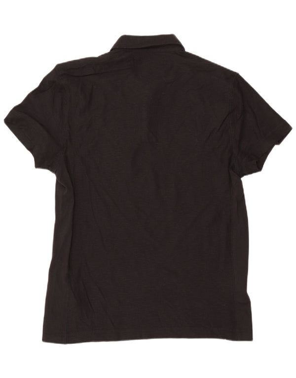 Camisa polo masculina CALVIN KLEIN JEANS algodão preto médio