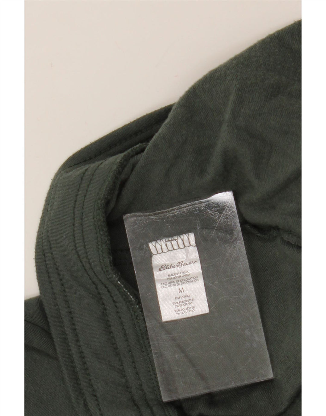 EDDIE BAUER Mens Tracksuit Trousers Joggers Medium  Khaki Polyester Vintage Eddie Bauer and Second-Hand Eddie Bauer from Messina Hembry 