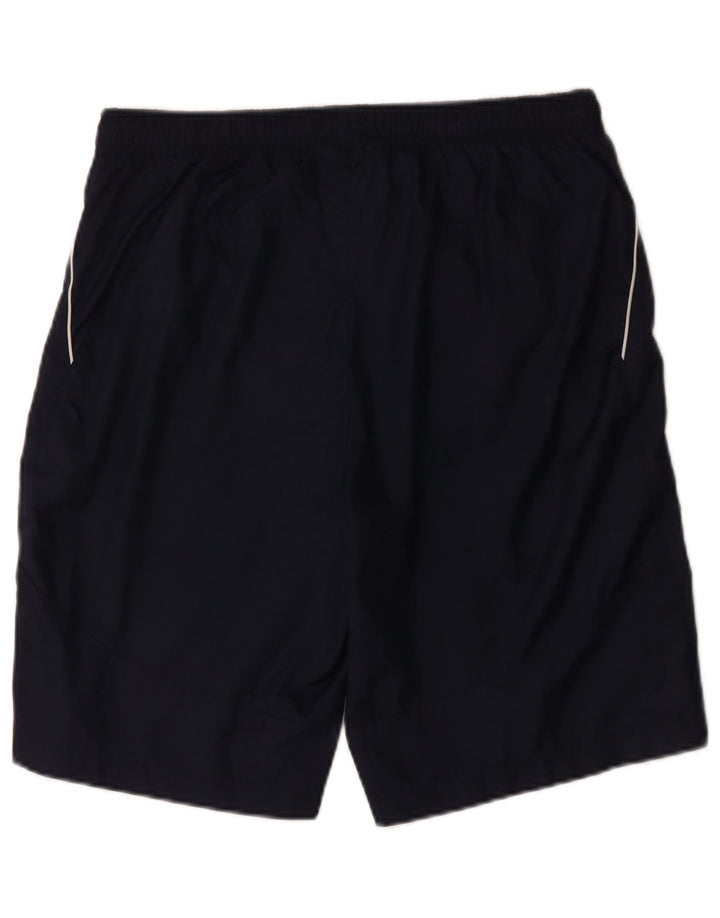 Shorts esportivos masculinos Nike médio azul marinho poliéster