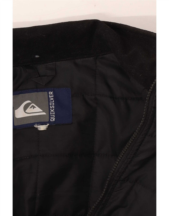 Jaqueta acolchoada masculina Quiksilver UK 40 grande preta