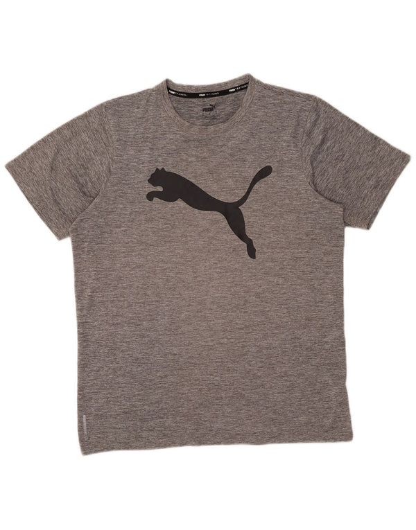 Puma Camiseta Masculina Graphic Top Cinza Médio