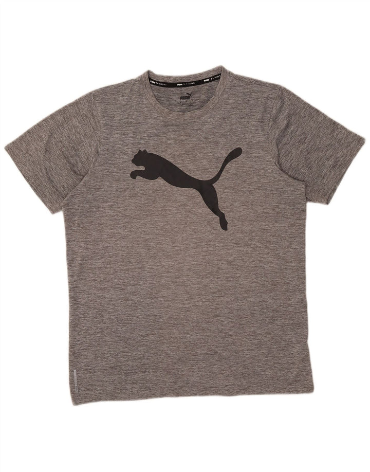 Puma Camiseta Masculina Graphic Top Cinza Médio