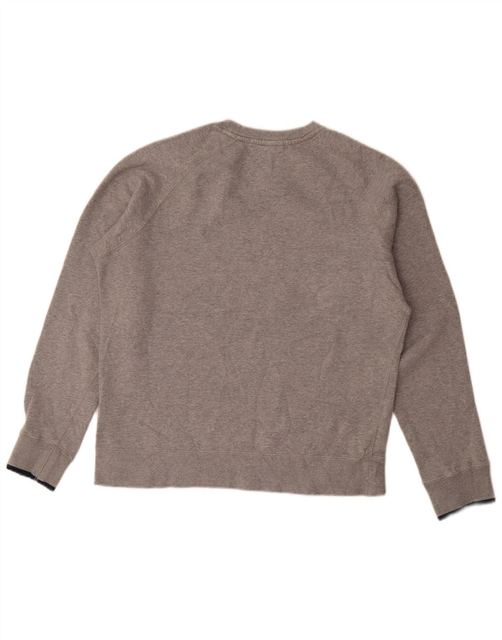 Moletom gráfico masculino Nike Jumper cinza médio algodão manchado