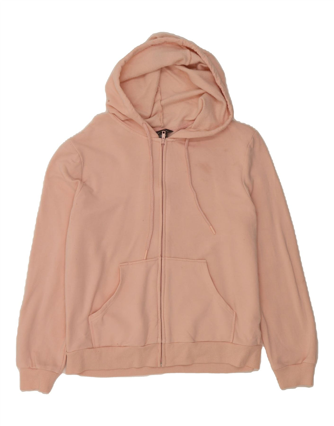 EDDIE BAUER Womens Zip Hoodie Sweater UK 14 Medium Pink Cotton Vintage Eddie Bauer and Second-Hand Eddie Bauer from Messina Hembry 