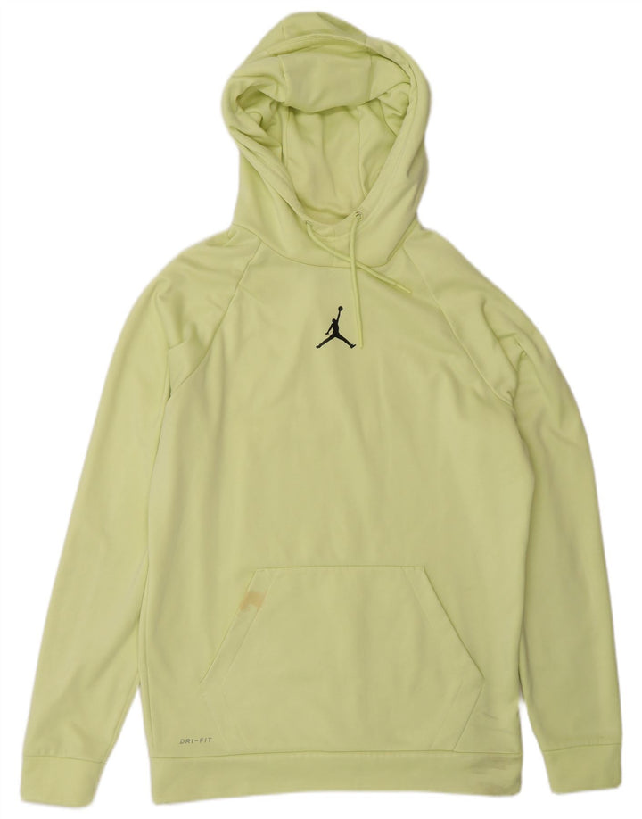 JORDAN Suéter masculino com capuz verde médio